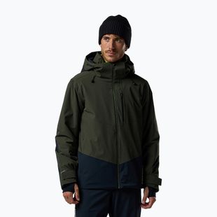 Pánska lyžiarska bunda Rossignol 4WS Blackside Insulated olive shadow/black