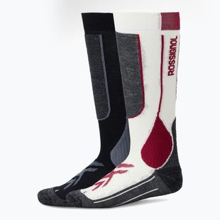 Lyžiarske ponožky Rossignol Essential 2 pack white