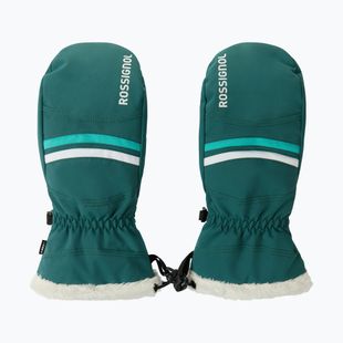 Dámske lyžiarske rukavice Rossignol Piste Mittens R-Shell Dry transformative teal