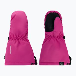 Detské lyžiarske rukavice Rossignol Mittens R-Shell Dry electric fuchsia