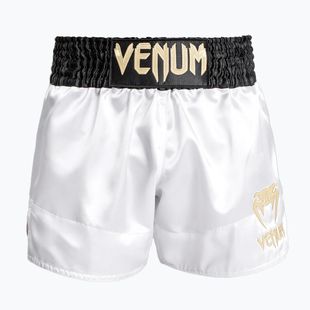 Pánske tréningové šortky Venum Classic Muay Thai white/gold/black
