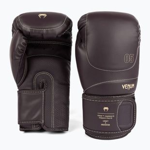 Pánske boxerské rukavice Venum Impact Evo 14 OZ chocolate