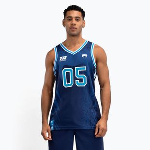 Venum X Top Rank Originálny pánsky basketbalový dres navy blue