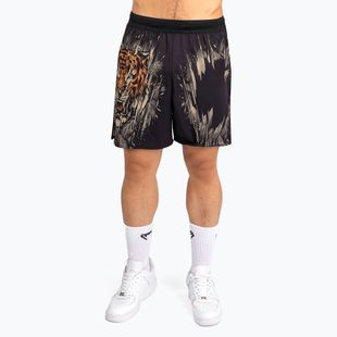 Pánske tréningové šortky Venum Tiger Men'S Training Shorts black/neon orange