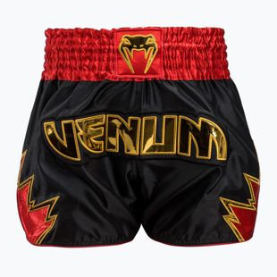 Pánske tréningové šortky Venum Inferno Muay Thai black/gold/red