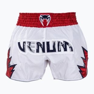 Pánske tréningové šortky Venum Inferno Muay Thai white/red