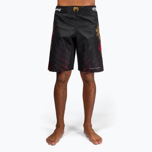 Pánske tréningové šortky Venum X Tekken 8 - Marshall Law Fight Shorts black/red/gold