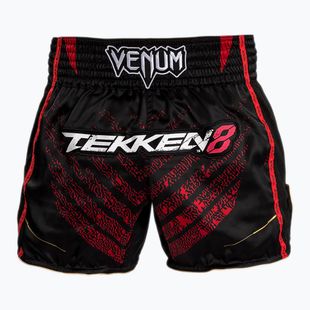 Pánske tréningové šortky Venum X Tekken 8 - Marshall Law Muay Thai Shorts black/red/gold