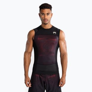 Venum G-Fit Air Pánske tielko bez rukávov Rashguard deep black/fire red