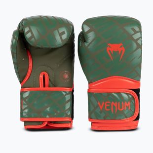 Detské boxerské rukavice Venum Contender 1.5 XT Kids army green