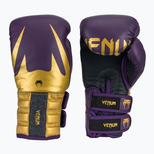 Rękawice bokserskie Venum Reverso Boxing dark purple/gold
