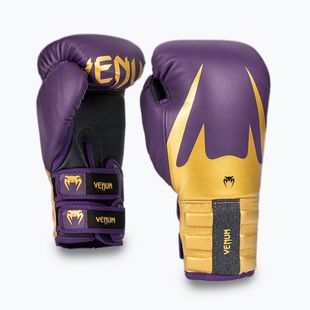Rękawice bokserskie Venum Reverso Boxing dark purple/gold