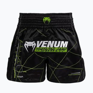 Pánske tréningové šortky Venum Training Camp 4.0 black/neo green