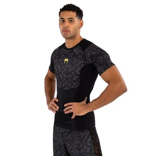 Pánsky rashguard Venum x Ilia Topuria Unmatched Rashguard black/gold
