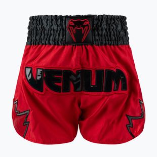 Pánske tréningové šortky Venum Inferno Muay Thai red/charcoal grey/black