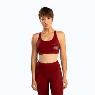 Fitness podprsenka Venum Serpenti burgundy/ivory