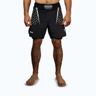Pánske tréningové šortky Venum X WOW FC black/silver grey