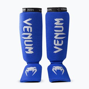 Chrániče holení a chodidiel Venum Kontact Shin Guards royal blue/silver