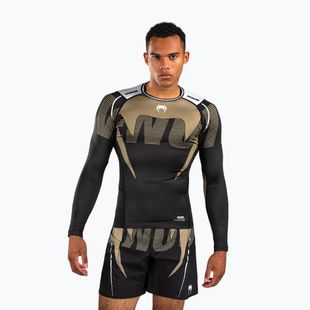 Pánsky rashguard longsleeve Venum Adrenaline Rashguard black/sand