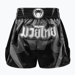 Pánske tréningové šortky Venum Adrenaline Muay Thai black/silver grey