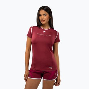Dámske tričko Venum Adrenaline Dry-Tech burgundy/pink