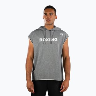 Pánska mikina Venum Boxing VT Sleeveless Hoodie heather grey