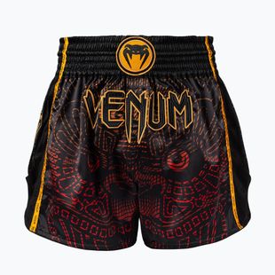 Pánske tréningové šortky Venum Quetzal Fury Muay Thai black/fury red/tangerine