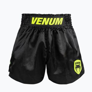 Pánske tréningové šortky Venum Classic Evo Muay Thai black/neon yellow