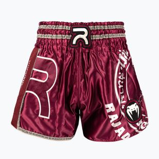 Pánske tréningové šortky Venum x Rajadamnern Muay Thai burgundy
