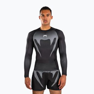 Pánsky rashguard longsleeve Venum No Gi Rashguards black/silver grey