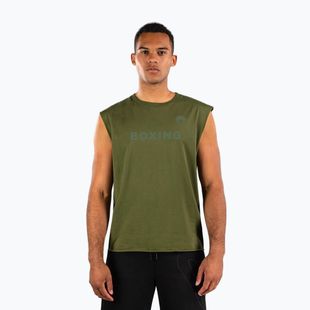 Pánske tričko Venum Boxing VT Sleeveless military green