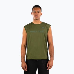Pánske tričko Venum Muay Thai VT military green