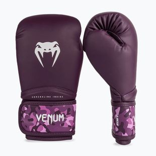 Dámske boxerské rukavice Venum Iris Boxing plum/pink