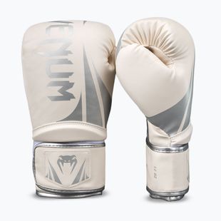 Boxerské rukavice Venum Challenger 2.5 Boxing white/silver