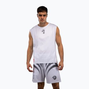Pánske tričko Venum x Mike Tyson Tiger Sleeveless optical white
