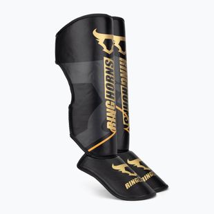 Chrániče holení a chodidiel Venum Ringhorns Charger Shin black/gold