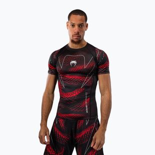 Pánsky rashguard Venum Matupa Short Sleeve black/red/silver