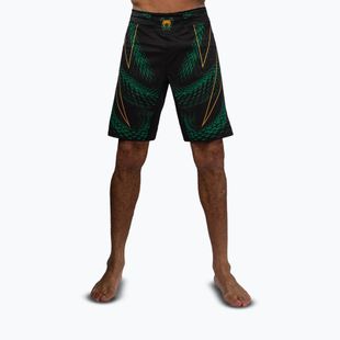 Pánske tréningové šortky Venum Matupa Fightshorts black/green/gold