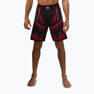 Pánske tréningové šortky Venum Matupa Fightshorts black/red/silver