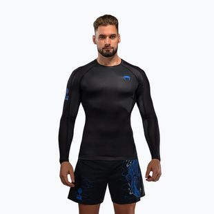 Pánsky rashguard s dlhým rukávom Venum Thunder Dragon black/royal blue