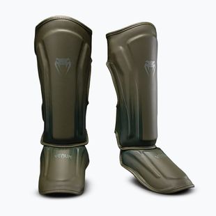 Chrániče holení a chodidiel Venum Stealth Shin khaki/dark green