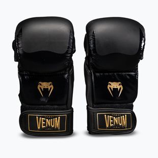 Rukavice MMA Venum Attack 2.0 Sparring Leather black/gold