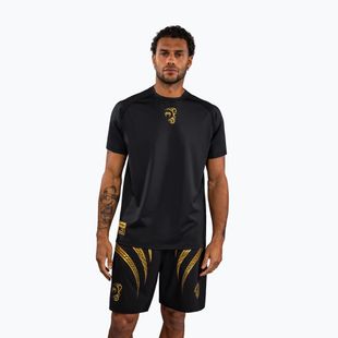 Pánske tričko Venum x Mike Tyson Tiger Dry Tech black/gold