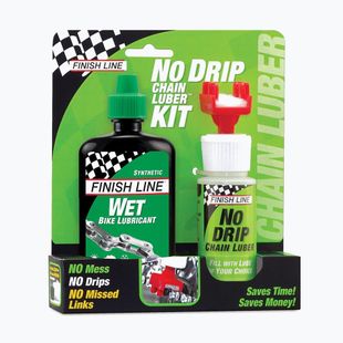 Olej na reťaze Finish Line Cross Country  + No Drip aplikátor 120 ml