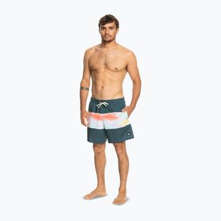 Pánske plavecké šortky Quiksilver Surfsilk Air-Brush Volley 17Nb navy blue EQYJV04011