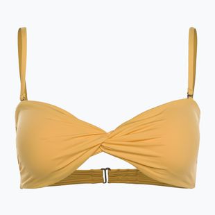 Vrchný diel plaviek Billabong Sol Searcher Drapped Bandeau golden peach