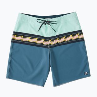 Pánske plavecké šortky Billabong Momentum Pro blue haze