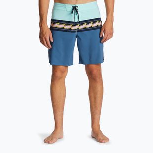 Pánske plavecké šortky Billabong Momentum Pro blue haze