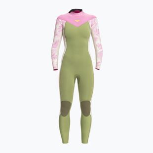 Dámsky neoprén ROXY 4/3 mm Rise BZ palmed out light gray