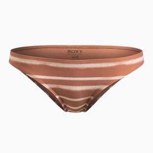 Spodný diel plaviek ROXY Printed Beach Classics Moderate cedar wood happy stripe